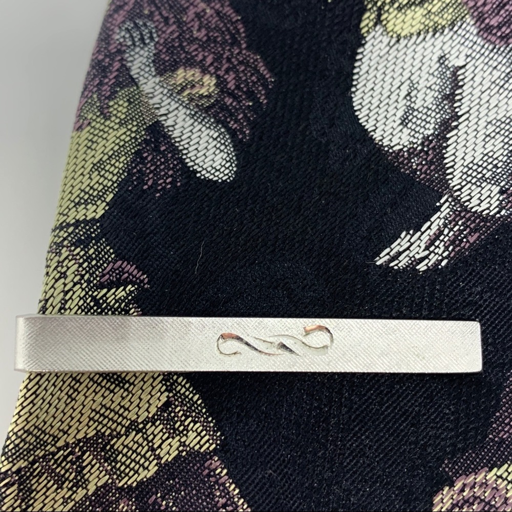 Vintage Silver Swank Tie Clip!